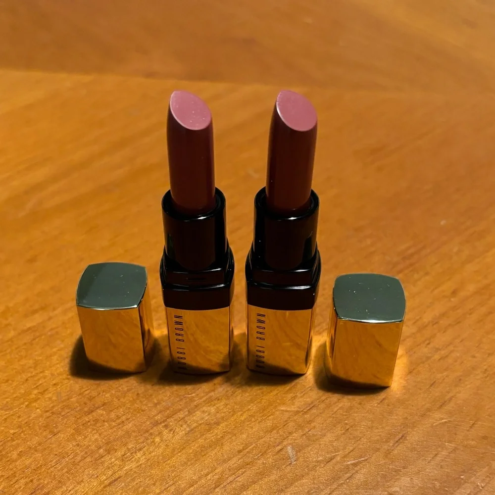 2 Bobbi Brown Luxe Lip Color Neutral Rose Lipsticks